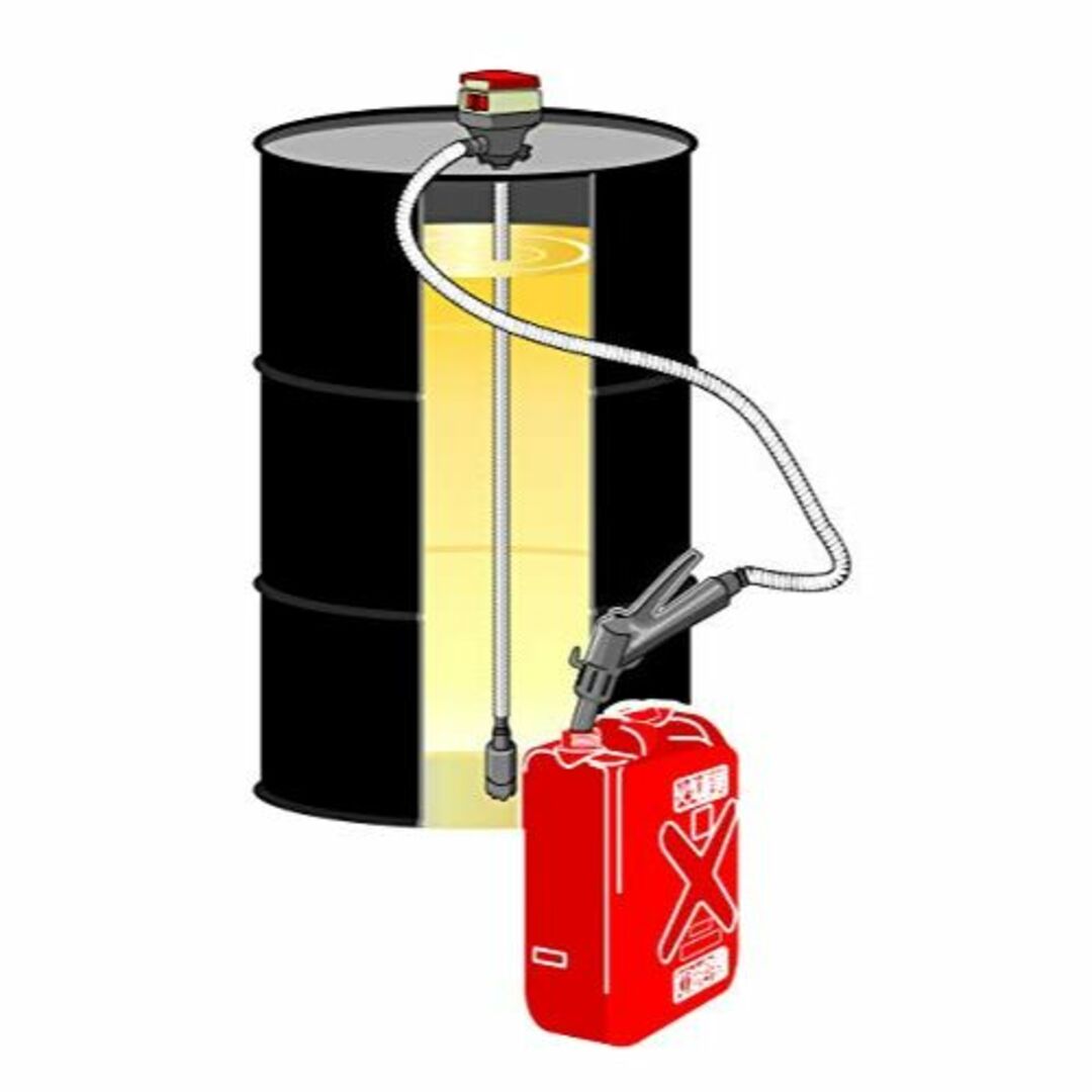 工進(KOSHIN) 乾電池式ドラム缶用ポンプ ラクオート FQ-25 5