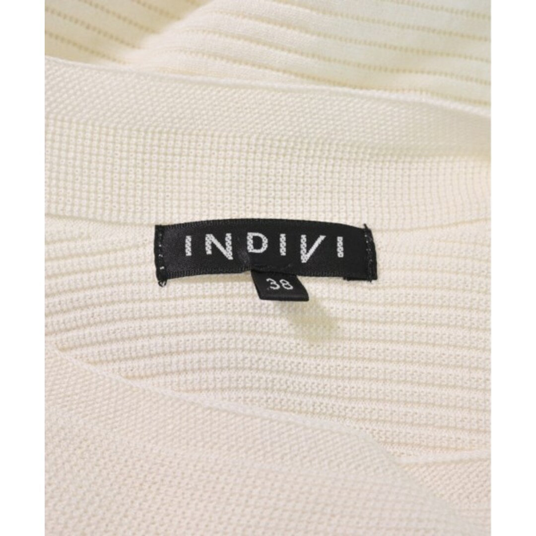 INDIVI インディヴィ ニット・セーター 38(M位) アイボリー