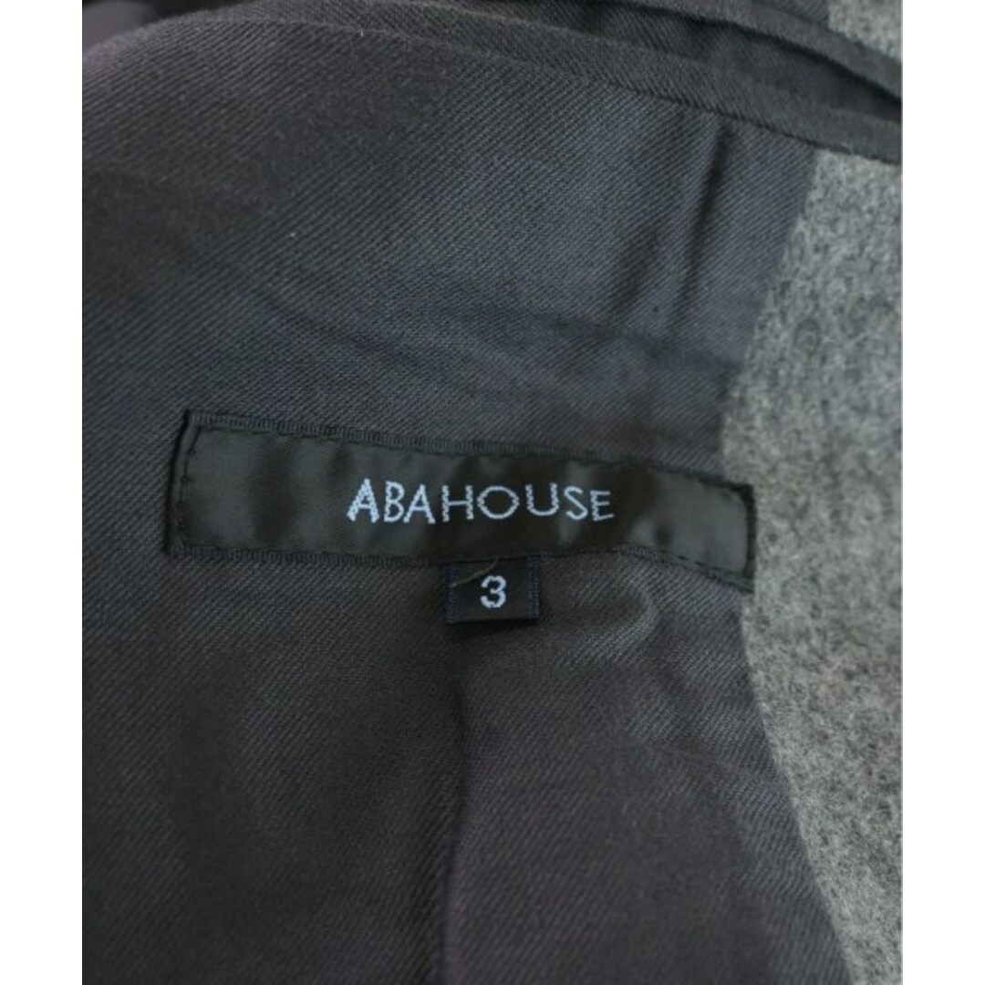 ABAHOUSE(アバハウス)のAba house アバハウス テーラードジャケット 3(L位) グレー 【古着】【中古】 メンズのジャケット/アウター(テーラードジャケット)の商品写真