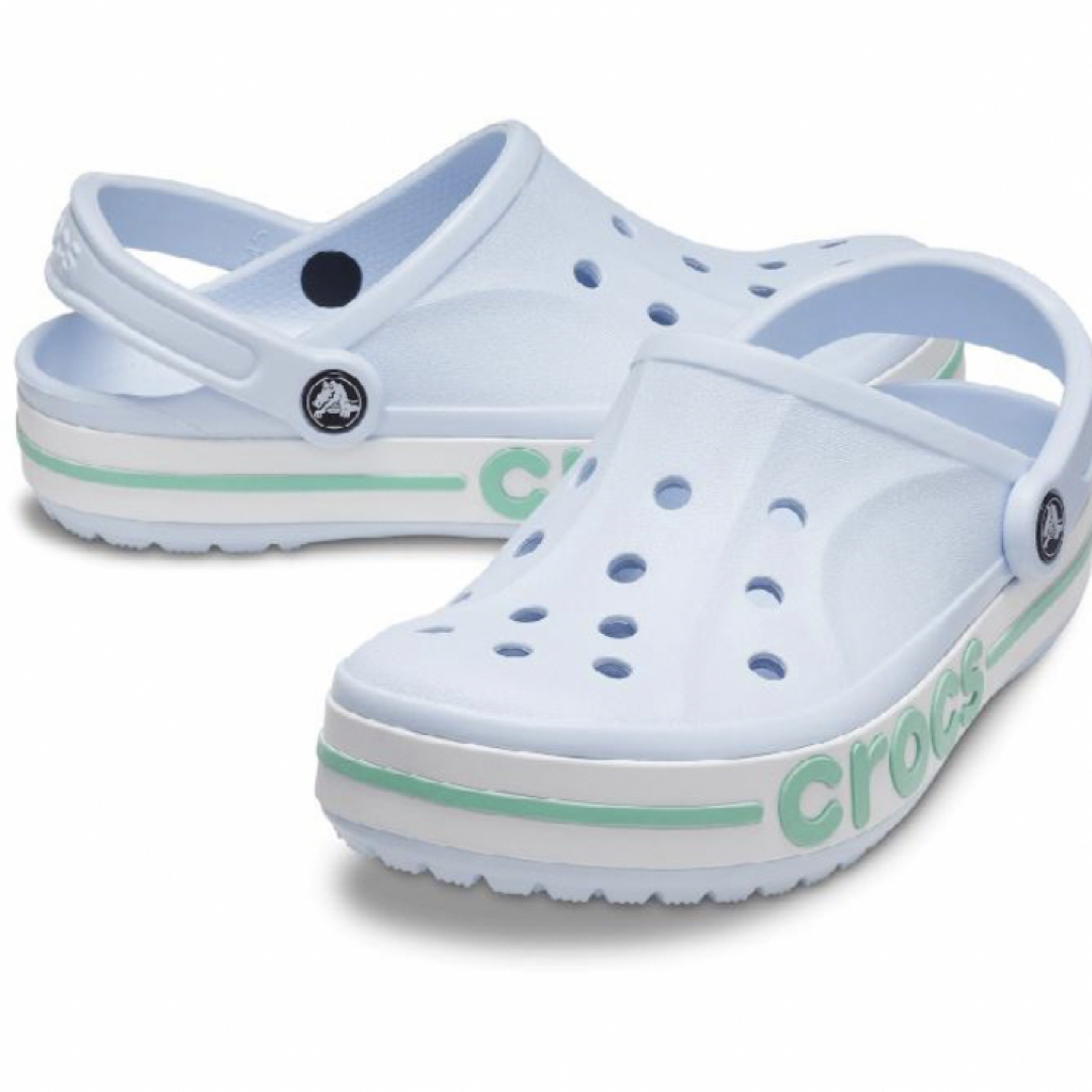 crocs(クロックス)の新品 24cm クロックス バヤバンド クロッグ ブルー レディースの靴/シューズ(サンダル)の商品写真