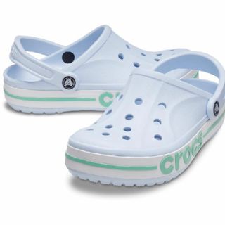 クロックス(crocs)の新品 24cm クロックス バヤバンド クロッグ ブルー(サンダル)