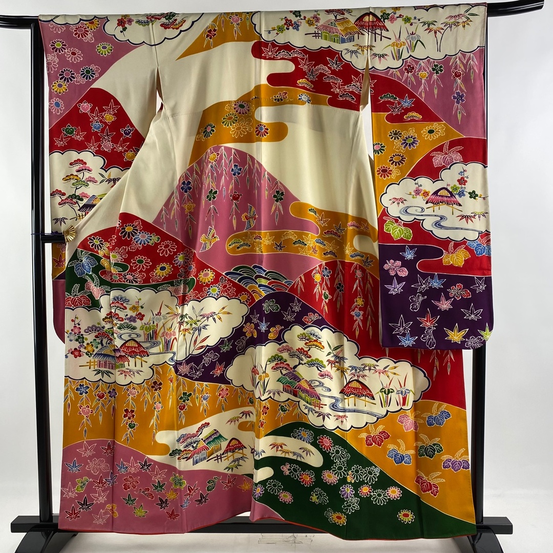 振袖 身丈157.5cm 裄丈66.5cm 正絹 秀品