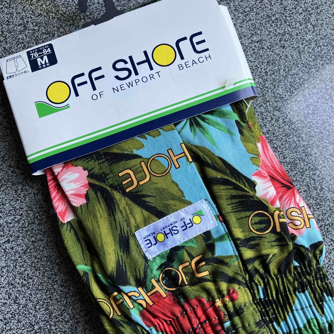 OFF SHORE ブランド　トランクス　サイズＭ メンズのアンダーウェア(トランクス)の商品写真