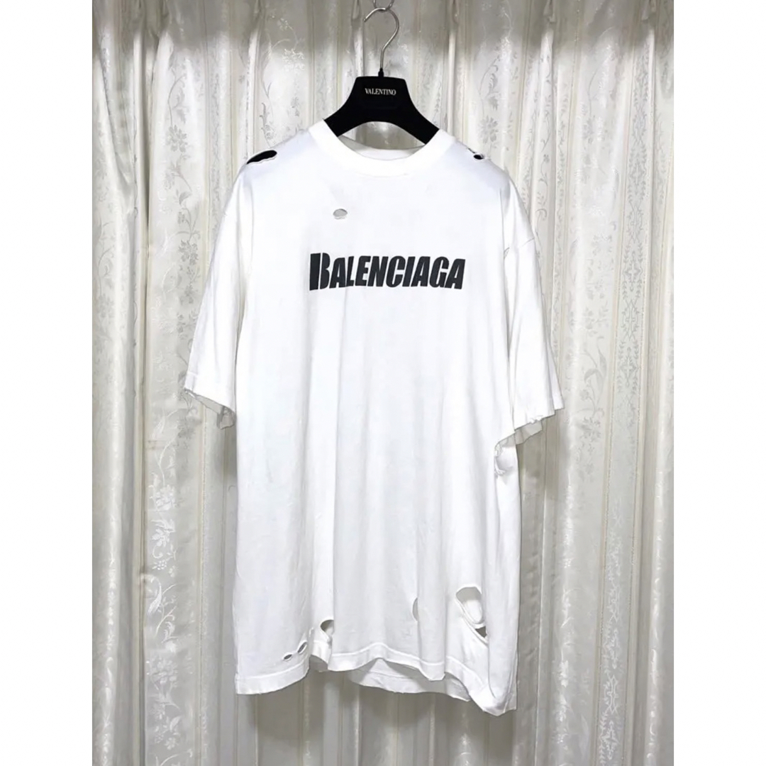 BALENCIAGA 21SS デストロイTシャツ