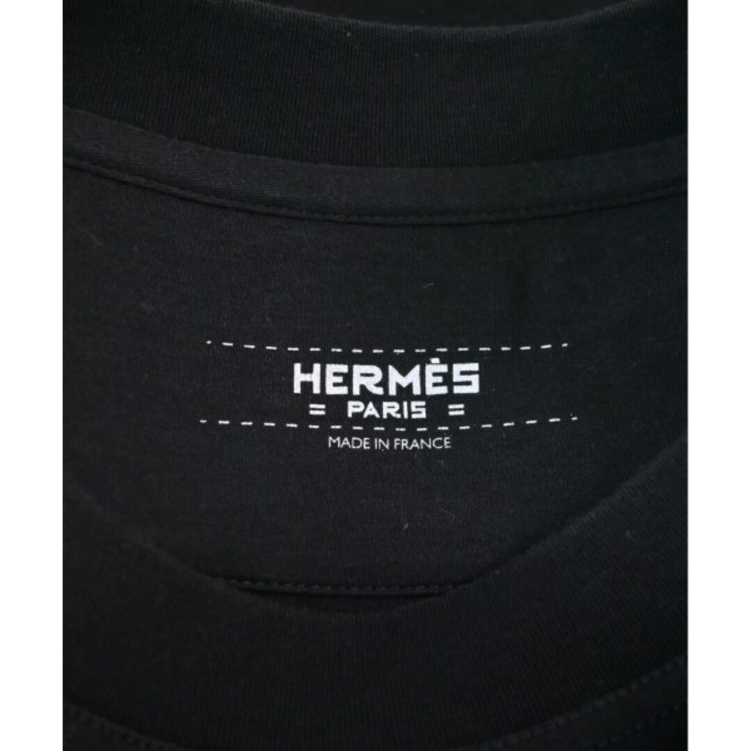 HERMES エルメス Tシャツ・カットソー 36(XS位) 黒 - カットソー(半袖