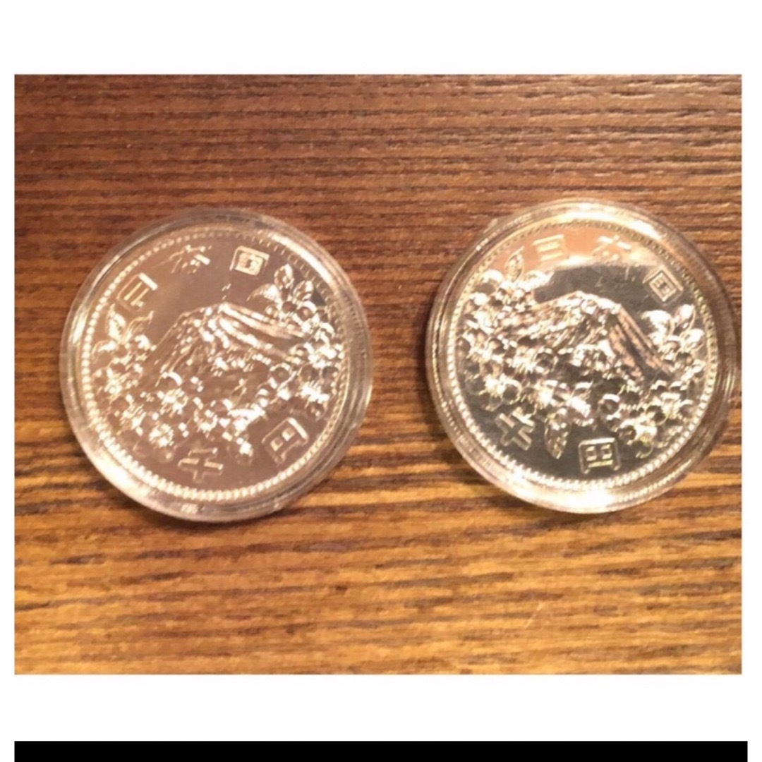 オリンピック 1000円銀貨 2枚