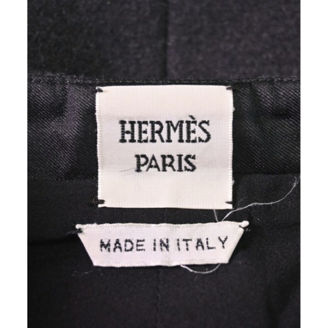 Hermes(エルメス)のHERMES エルメス ひざ丈スカート 34(XS位) グレー 【古着】【中古】 レディースのスカート(ひざ丈スカート)の商品写真