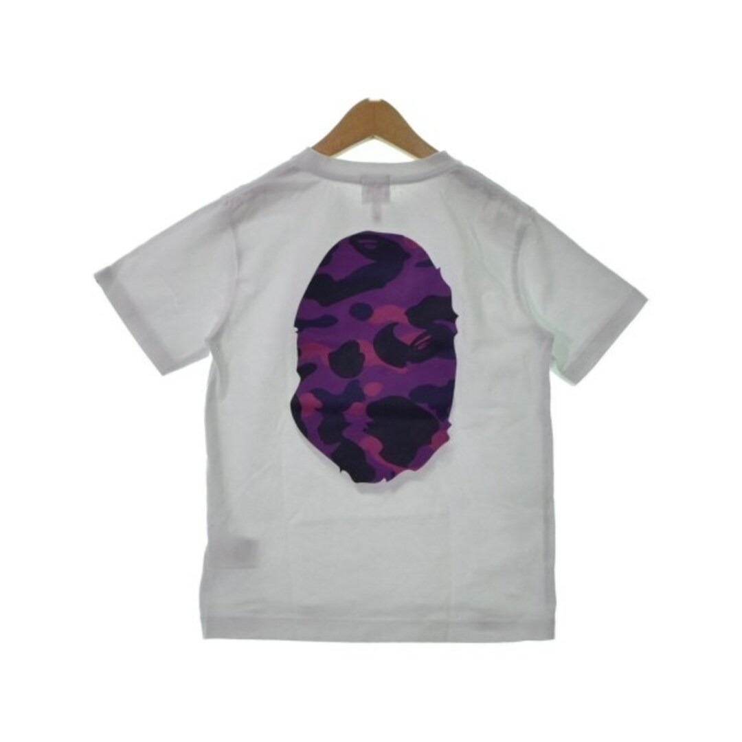 A BATHING APE(アベイシングエイプ)のA BATHING APE アベイシングエイプ Tシャツ・カットソー 140 白 【古着】【中古】 キッズ/ベビー/マタニティのキッズ服女の子用(90cm~)(Tシャツ/カットソー)の商品写真