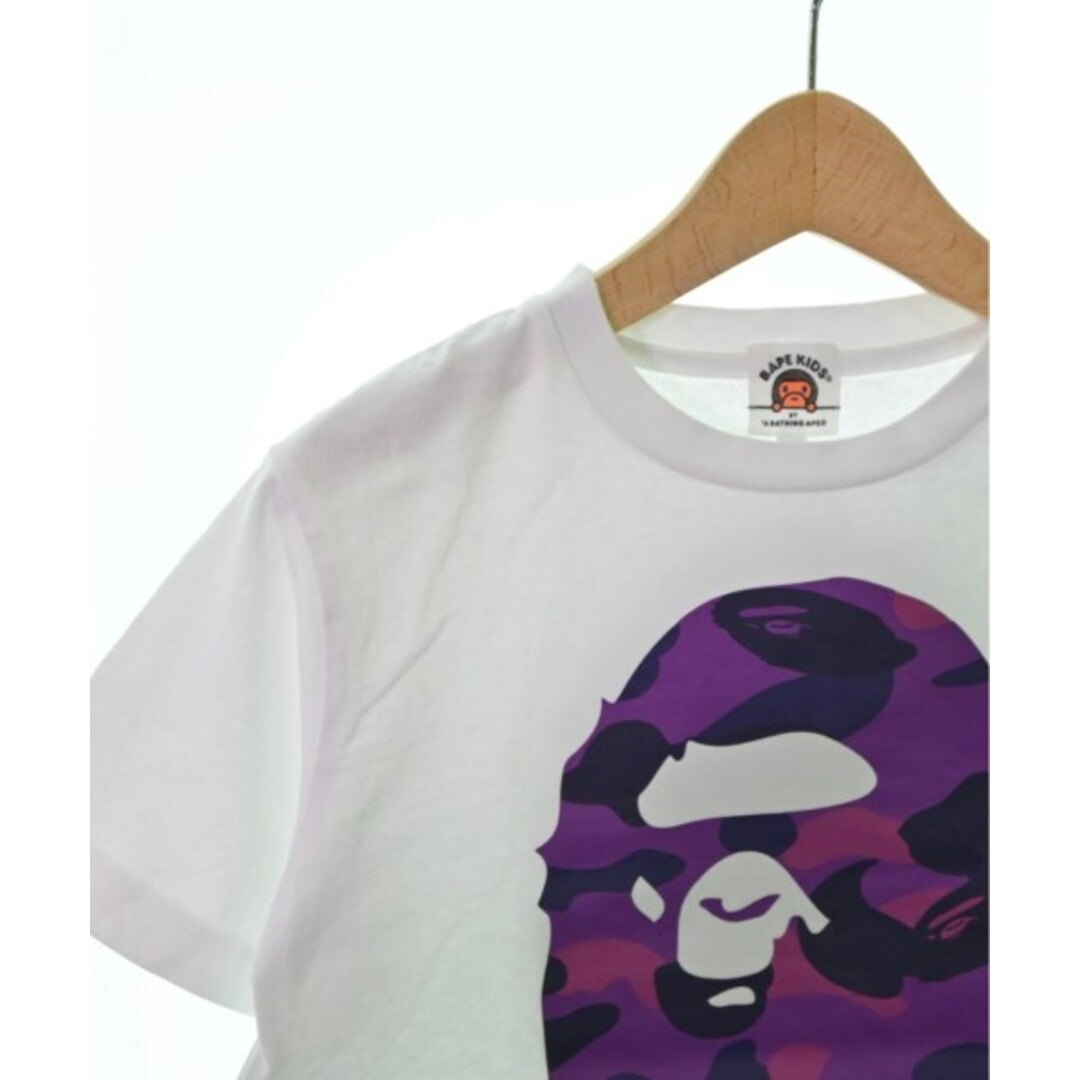 A BATHING APE(アベイシングエイプ)のA BATHING APE アベイシングエイプ Tシャツ・カットソー 140 白 【古着】【中古】 キッズ/ベビー/マタニティのキッズ服女の子用(90cm~)(Tシャツ/カットソー)の商品写真