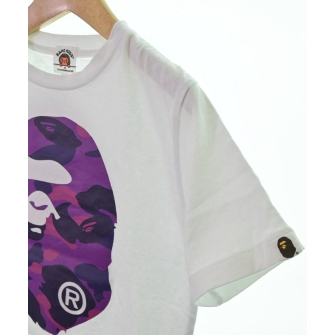 A BATHING APE(アベイシングエイプ)のA BATHING APE アベイシングエイプ Tシャツ・カットソー 140 白 【古着】【中古】 キッズ/ベビー/マタニティのキッズ服女の子用(90cm~)(Tシャツ/カットソー)の商品写真