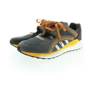 アディダス(adidas)のadidas スニーカー 30cm グレーxチャコールグレーxキャメル等 【古着】【中古】(スニーカー)