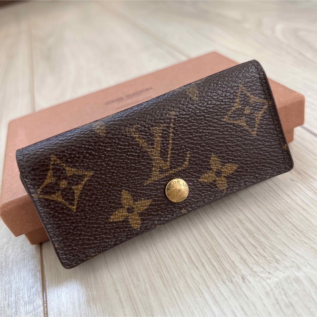 半額】 ルイヴィトン Vuitton Louis 4連キーケース 総柄 モノグラム