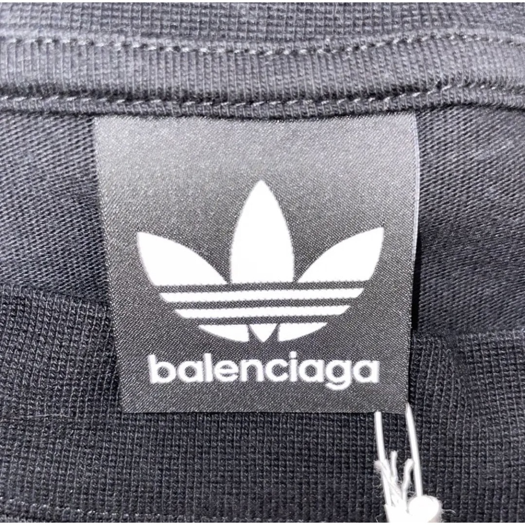 超人気❣Adidas x Balenciaga スリーストライプス 長袖シャツL