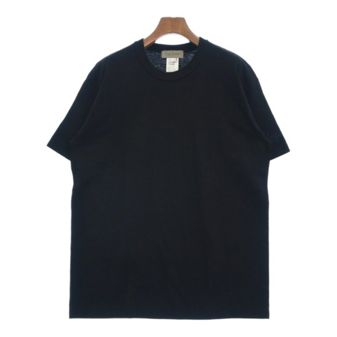 YOHJI YAMAMOTO Tシャツ・カットソー 2(S位) 黒 - カットソー(半袖/袖なし)