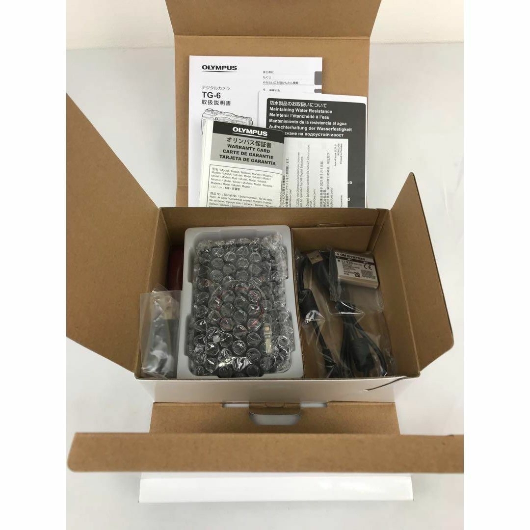 ほぼ新品 未使用品 オリンパス デジタルカメラ Tough TG-6 ブラック