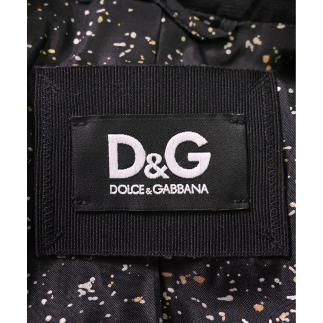 D&G ディー&ジー テーラードジャケット 36(S位) 黒 【古着】【中古】