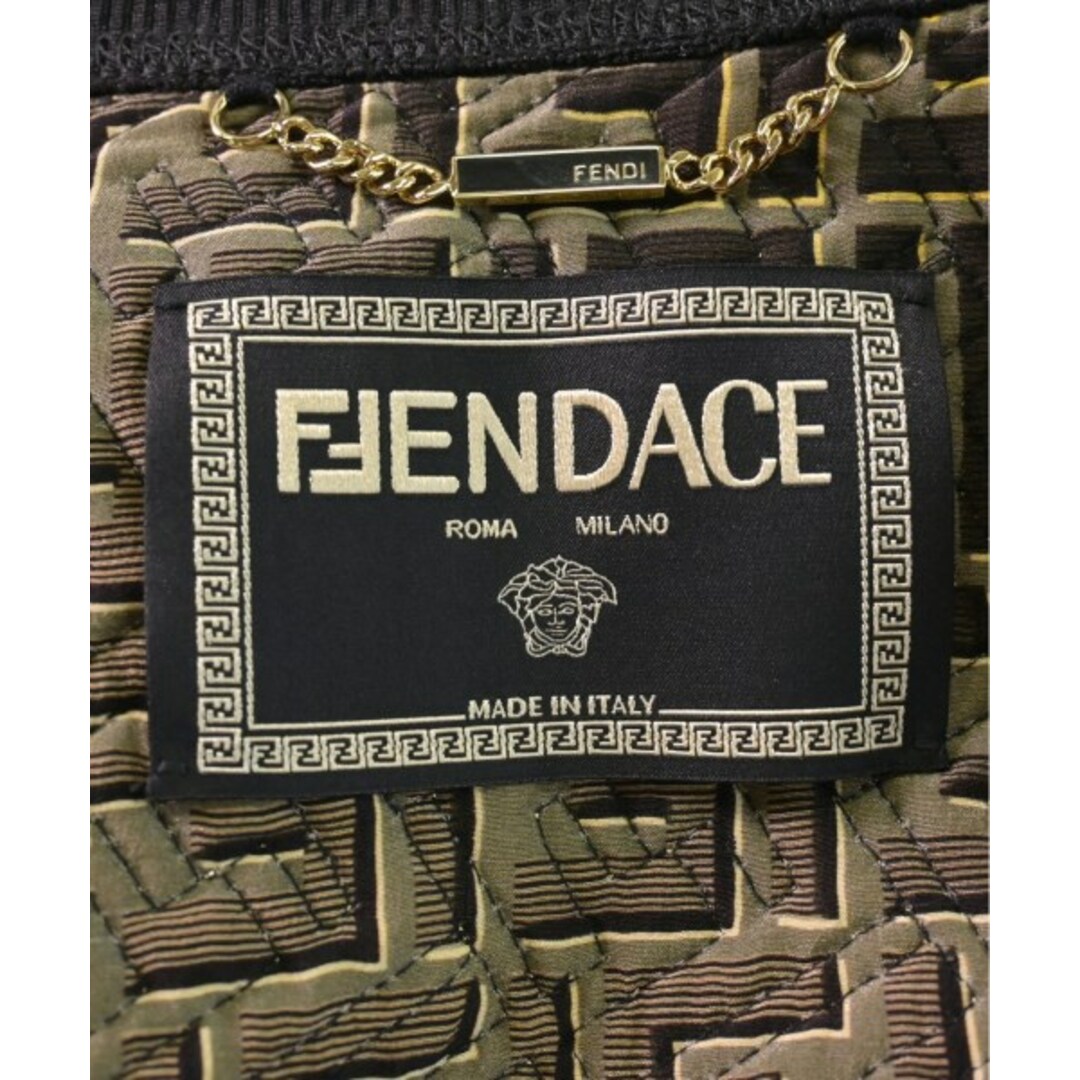 FENDI フェンディ ブルゾン 40(M位) ベージュx黄x黒等(総柄)