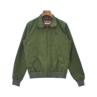 フレッドペリー(FRED PERRY)のFRED PERRY フレッドペリー ブルゾン 8(XS位) カーキ 【古着】【中古】(その他)