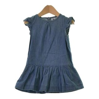 プチバトー(PETIT BATEAU)のPETIT BATEAU プチバトー ワンピース（その他） 18m 青系 【古着】【中古】(ワンピース)