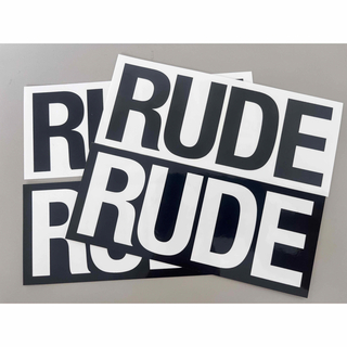 ルードギャラリー(RUDE GALLERY)の新品 RUDE GALLERY 非売品ノベルティステッカー 2色4枚セット(その他)