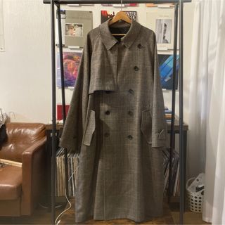 シュタイン(stein)のstein 19aw LAY OVERSIZED OVERRAP COAT (ステンカラーコート)