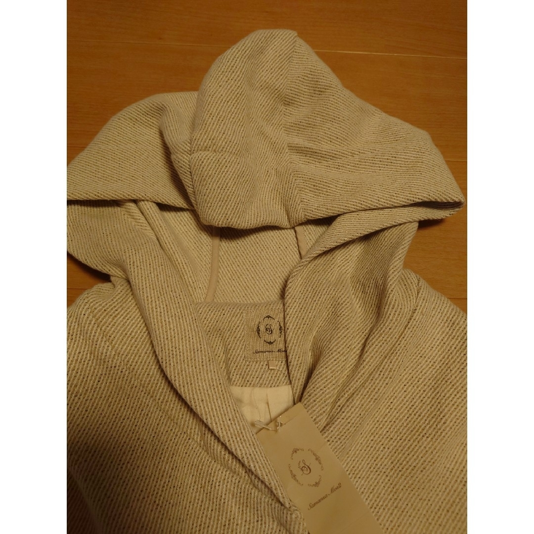 SM2(サマンサモスモス)のサマンサモスモス　フード付きワイドウールコート レディースのジャケット/アウター(その他)の商品写真