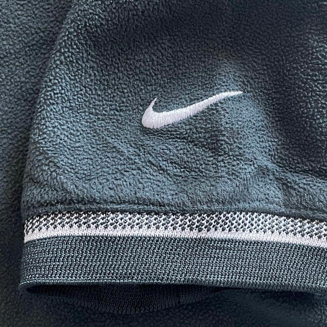 NIKE - 激レア 00s ナイキ フリース プルオーバー 刺繍ロゴ オーバー
