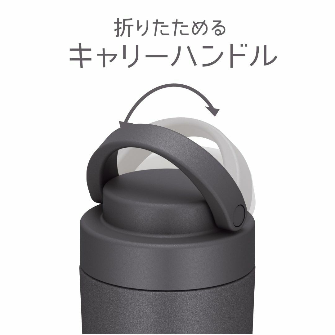 【色: メタリックグレー】【食洗機対応モデル】 サーモス 水筒 真空断熱ケータイ