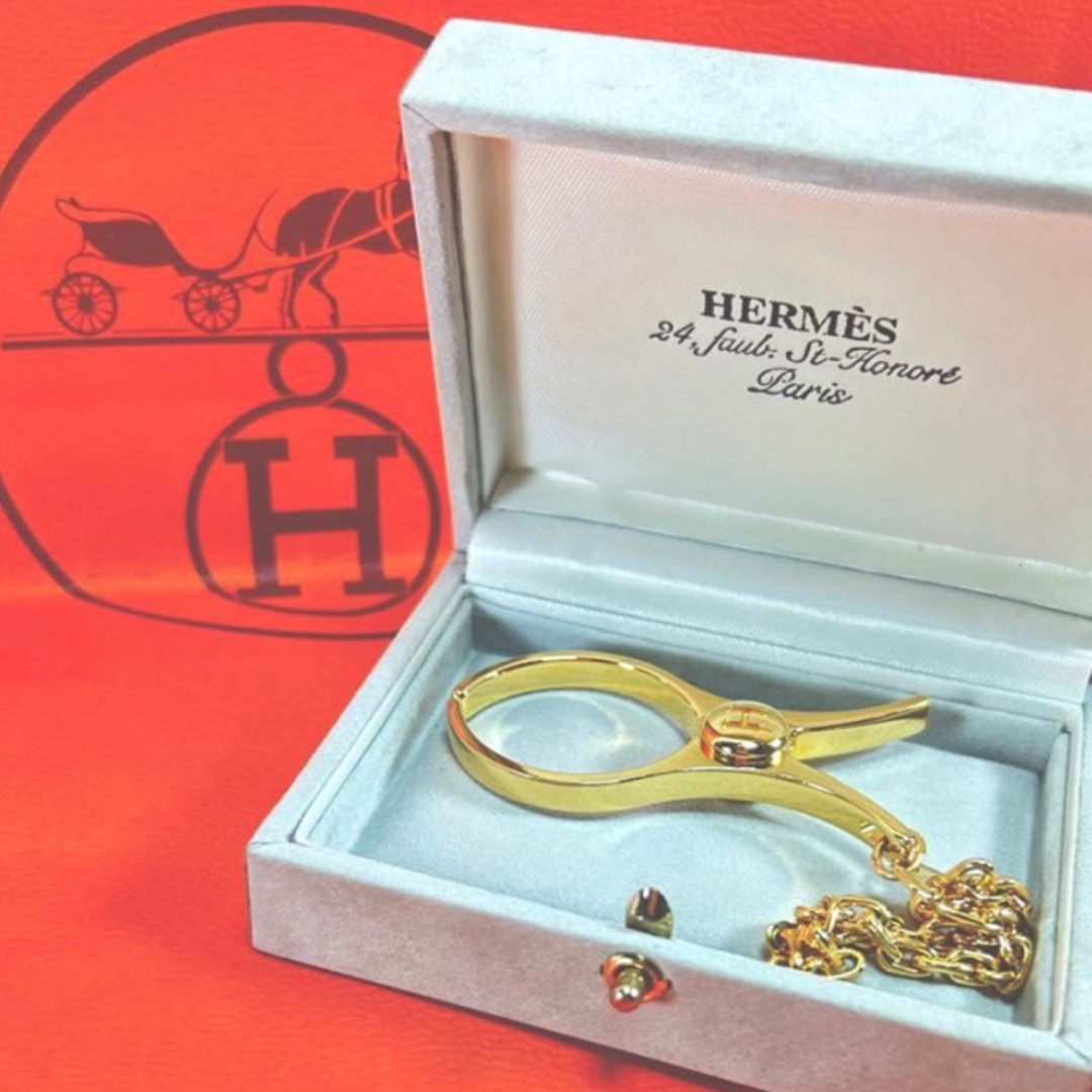 Hermes - エルメス HERMES グローブホルダー フィルー ゴールドの通販 ...
