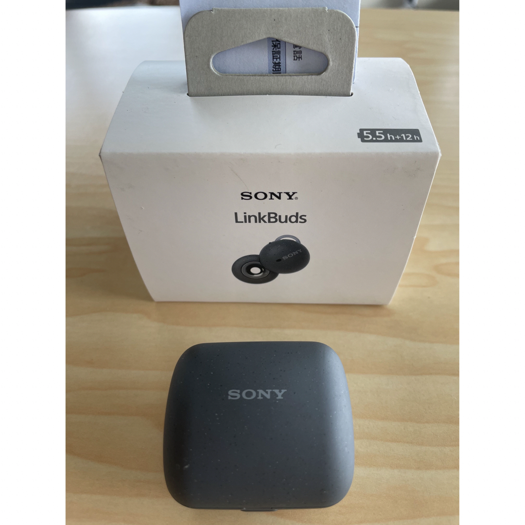 SONY(ソニー)のSONY ワイヤレスイヤホン LinkBuds/グレー スマホ/家電/カメラのオーディオ機器(ヘッドフォン/イヤフォン)の商品写真