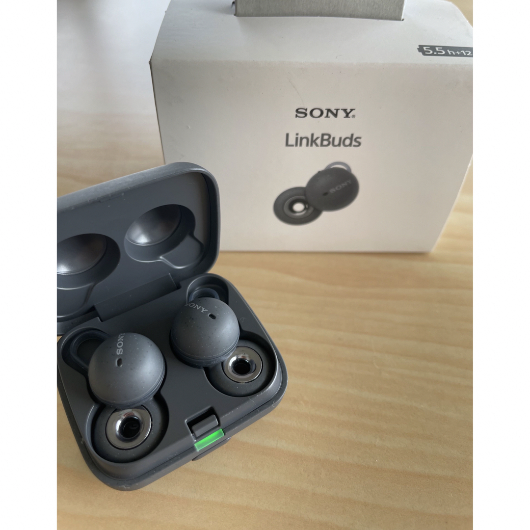 SONY(ソニー)のSONY ワイヤレスイヤホン LinkBuds/グレー スマホ/家電/カメラのオーディオ機器(ヘッドフォン/イヤフォン)の商品写真