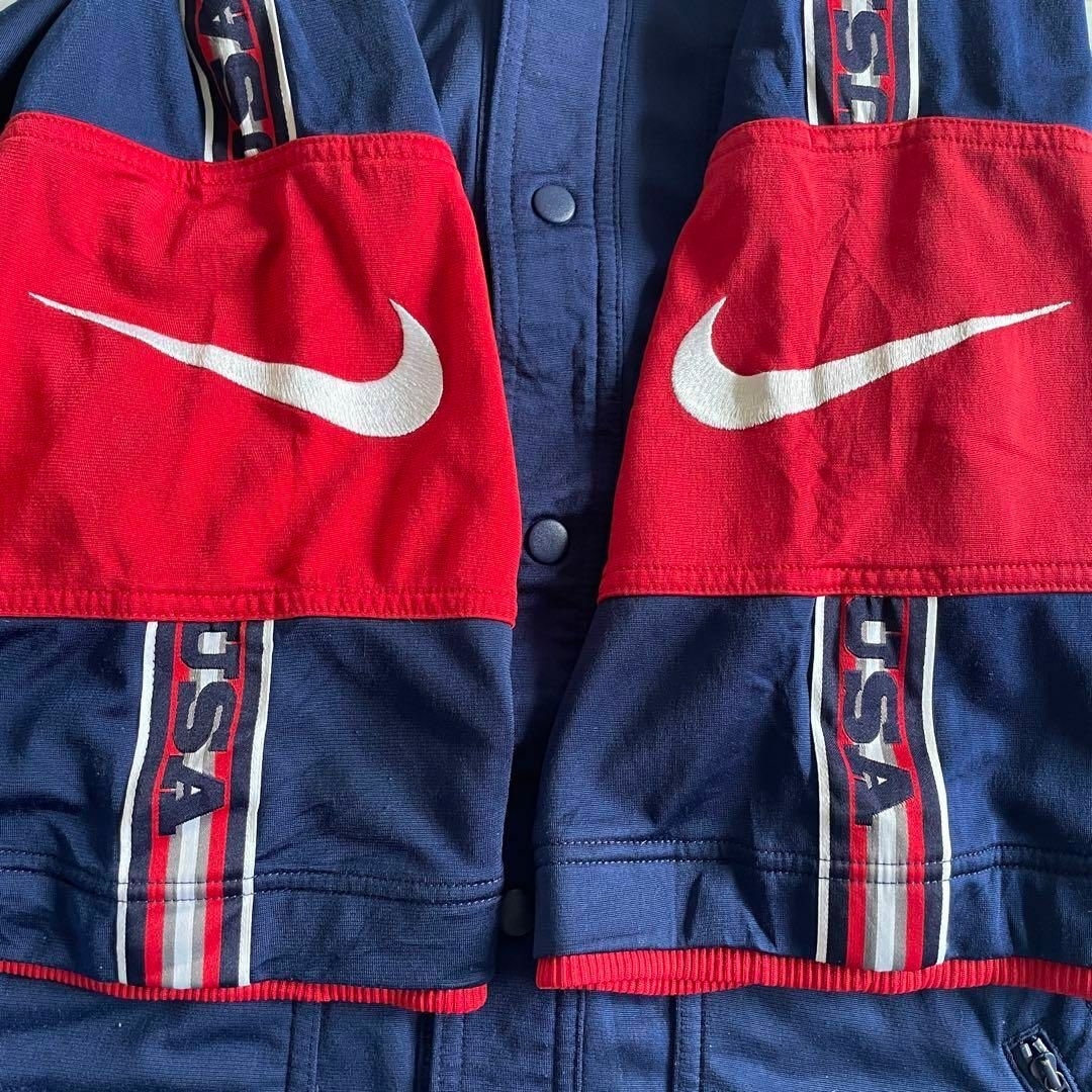 NIKE(ナイキ)の超激レア 90s ナイキ トラックジャケット ゴツロゴ 半袖 オーバーサイズ メンズのジャケット/アウター(その他)の商品写真