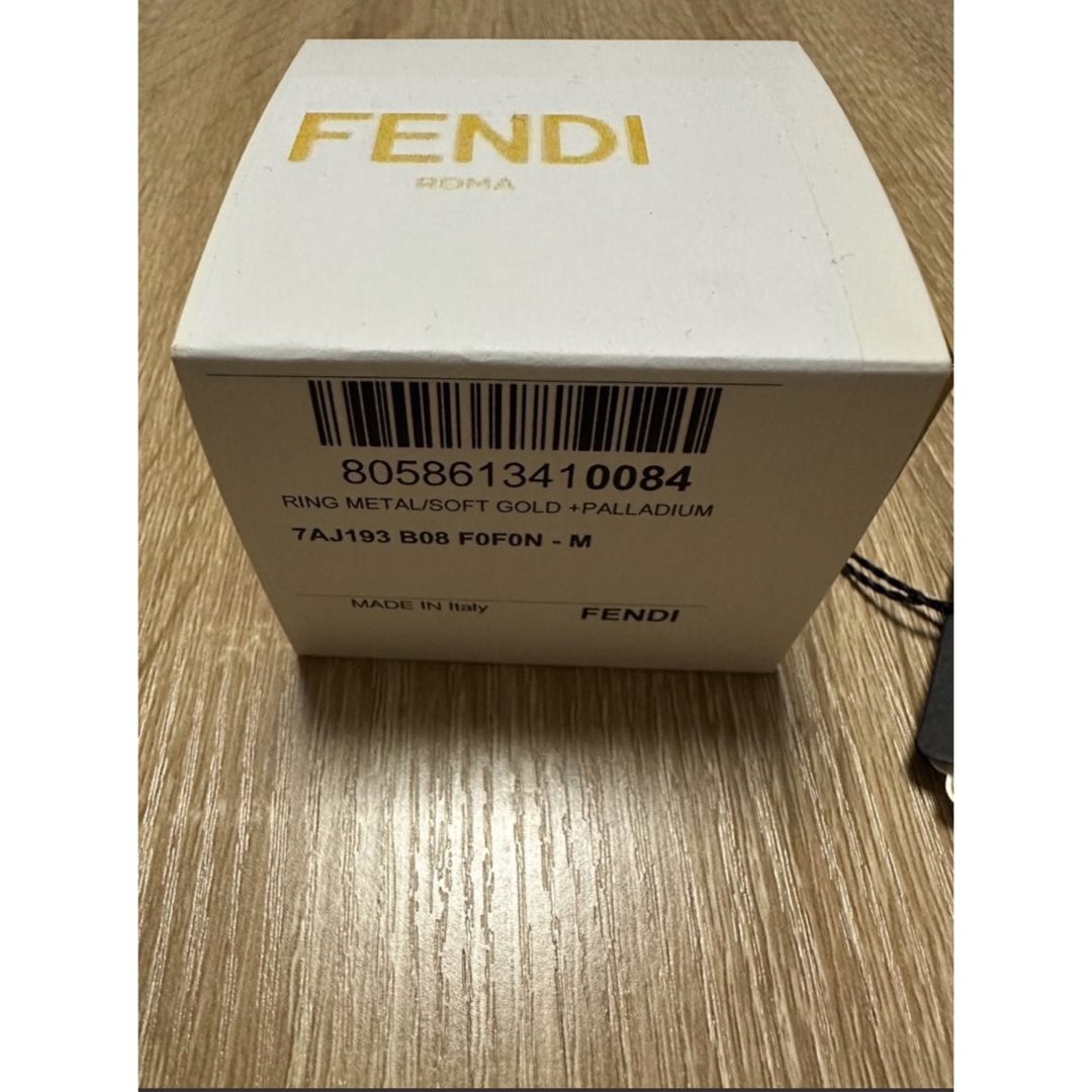 FENDI(フェンディ)のFENDI ゴールド×シルバー リング メンズのアクセサリー(リング(指輪))の商品写真