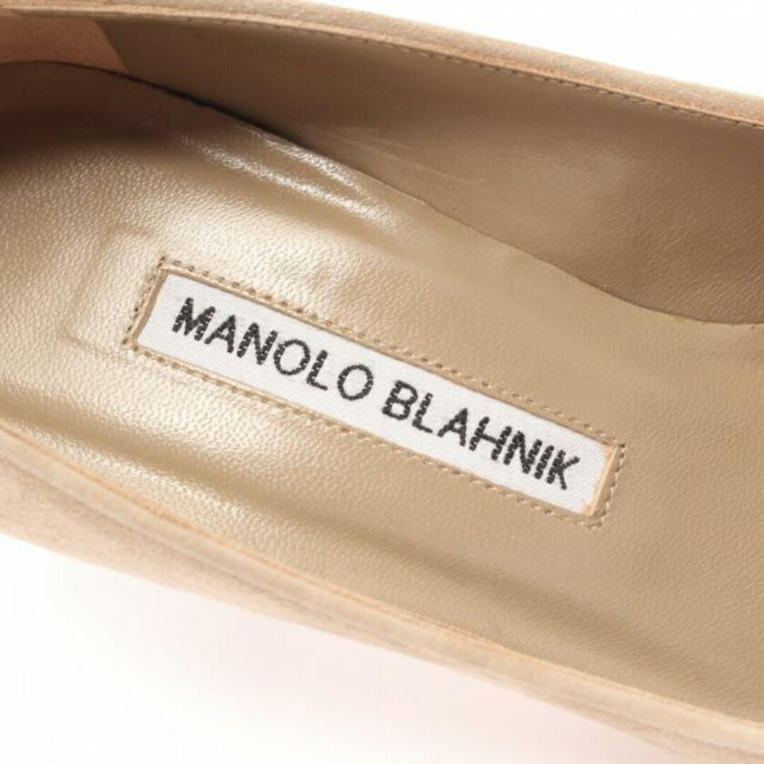 MANOLO BLAHNIK(マノロブラニク)のMAYSALEPUMP パンプス スエード ベージュ レディースの靴/シューズ(ハイヒール/パンプス)の商品写真