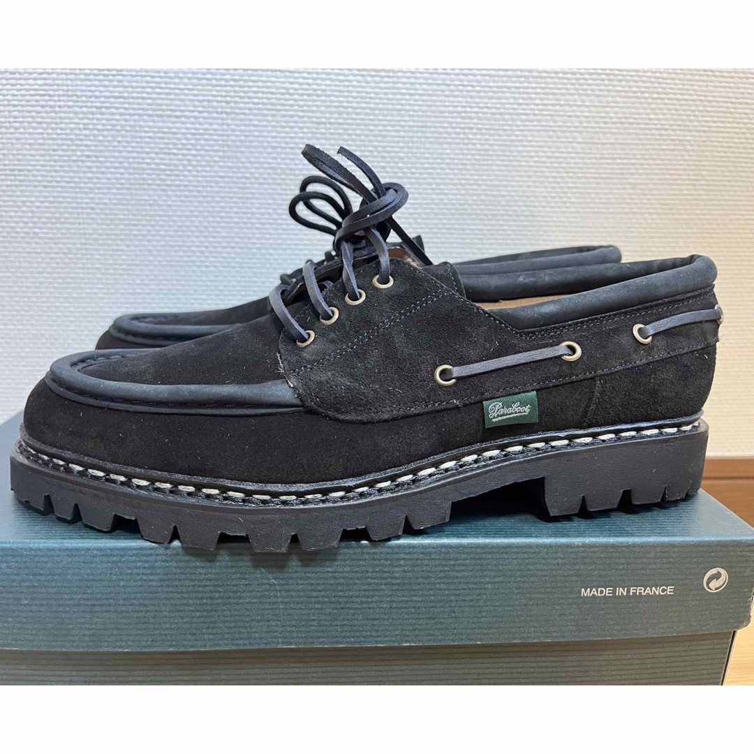 Paraboot - 新品 Paraboot Chimey Noir 黒 スエード パラブーツ シメイ