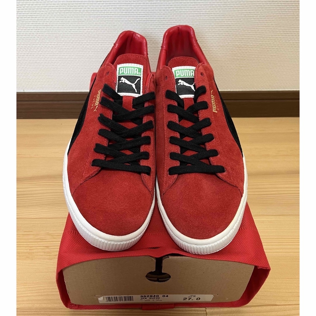 PUMA - 新品 レア PUMA SUEDE 日本製 匠 スエード CLYDE 赤 黒の通販