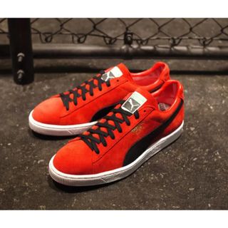 PUMA - 新品 レア PUMA SUEDE 日本製 匠 スエード CLYDE 赤 黒の通販