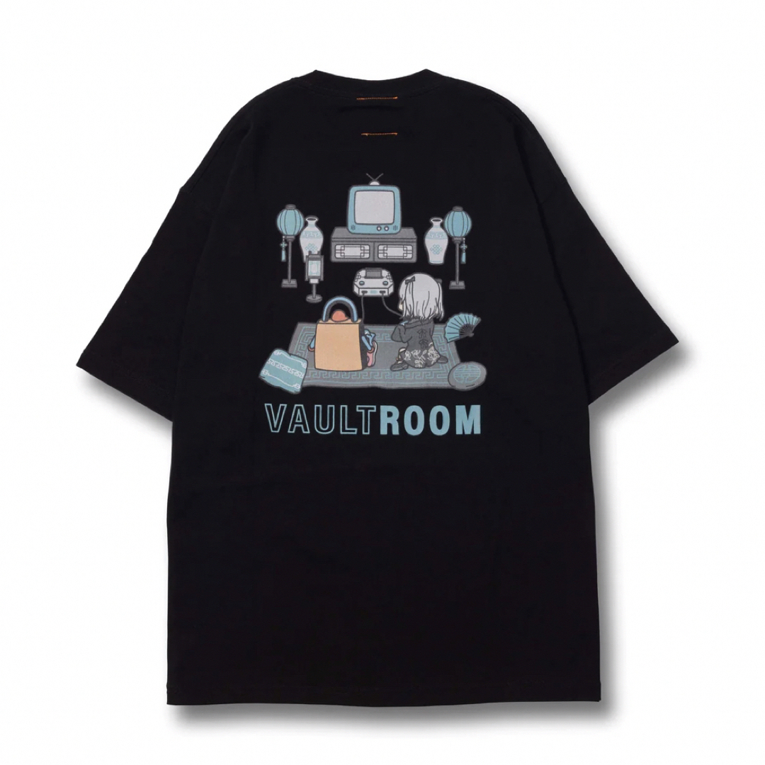 vaultroom VR × TORORO TEE / BLK