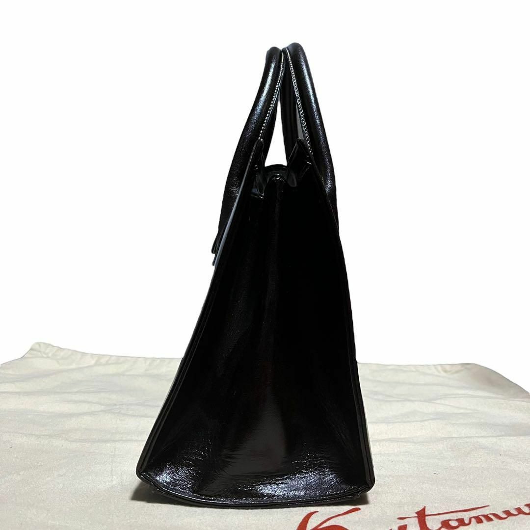 美品✨】キタムラ ショルダーバッグ 2way 内総柄 冠婚葬祭 レザー 茶-