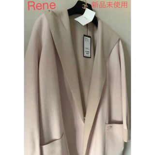 ルネ(René)の【Rene】36ロゴプレート付☆新品￥82500のお品☆リバーシブル(ロングコート)