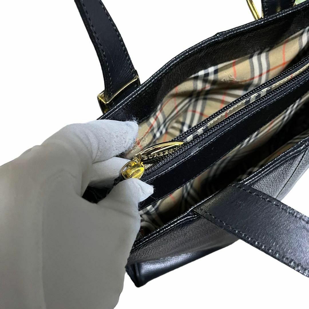 BURBERRY - 【極美品✨】バーバリー シャドーホース ハンドバッグ ロゴ