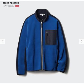 ユニクロ(UNIQLO)の【新品】ユニクロ　フリースフルジップジャケット　ロジャーフェデラーコレクション(ブルゾン)