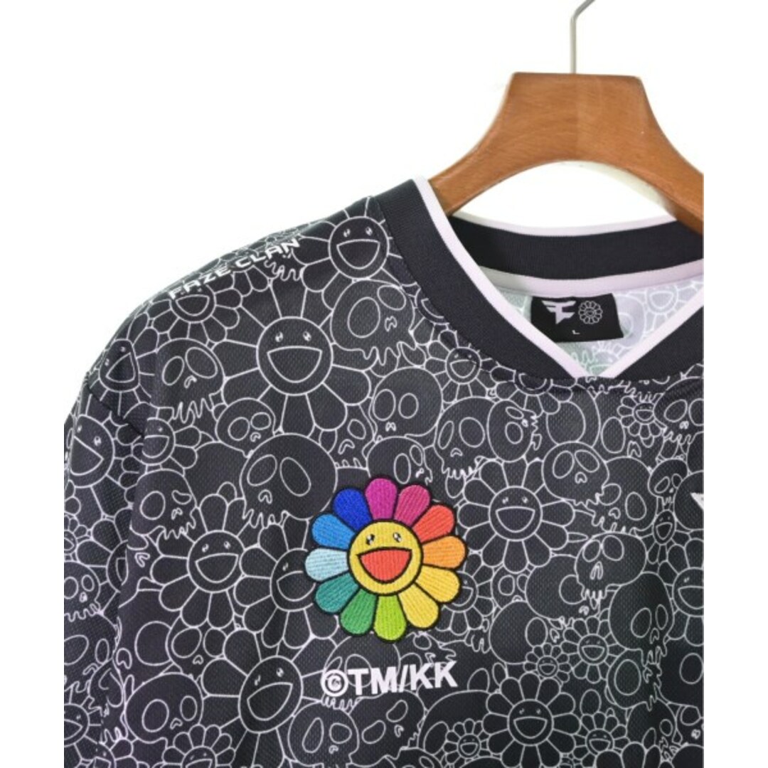 kaikaikiki カイカイキキ Tシャツ・カットソー L 黒(総柄) 【古着