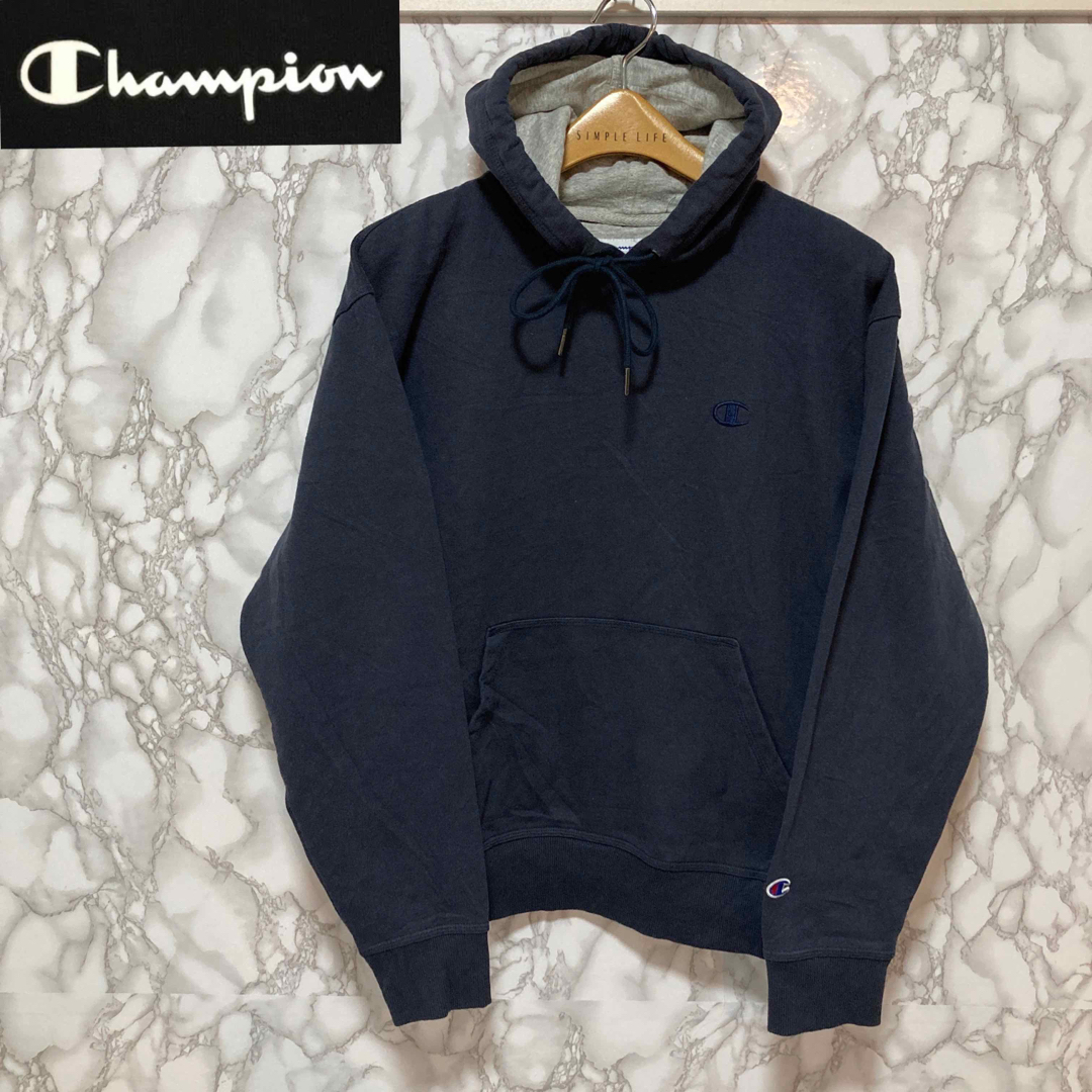 CHAMPION  90s 　パーカー　ロゴ   ワンポイントロゴ