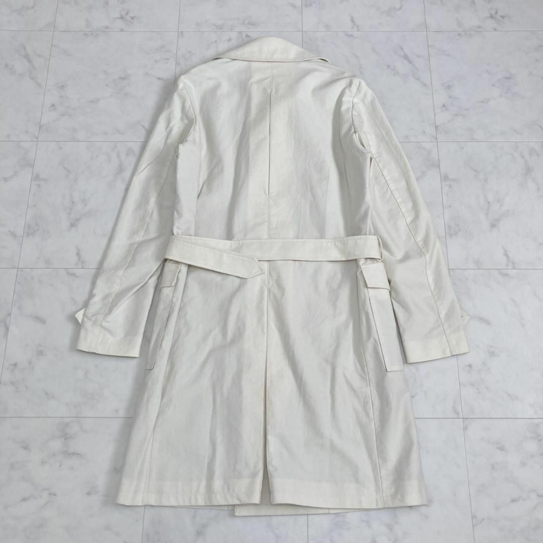 AKM 【C046】 washed satin trench coat - トレンチコート