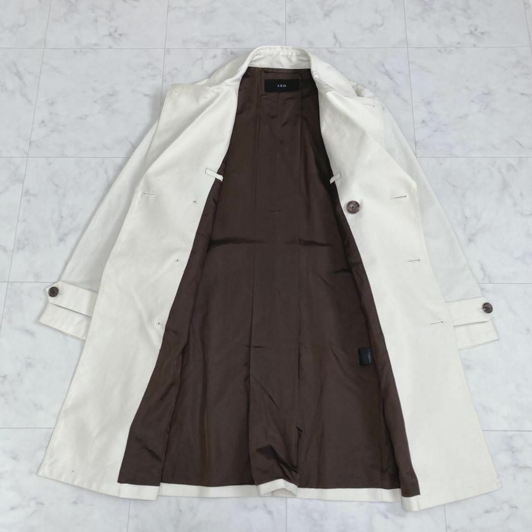 AKM(エイケイエム)のAKM 【C046】 washed satin trench coat メンズのジャケット/アウター(トレンチコート)の商品写真