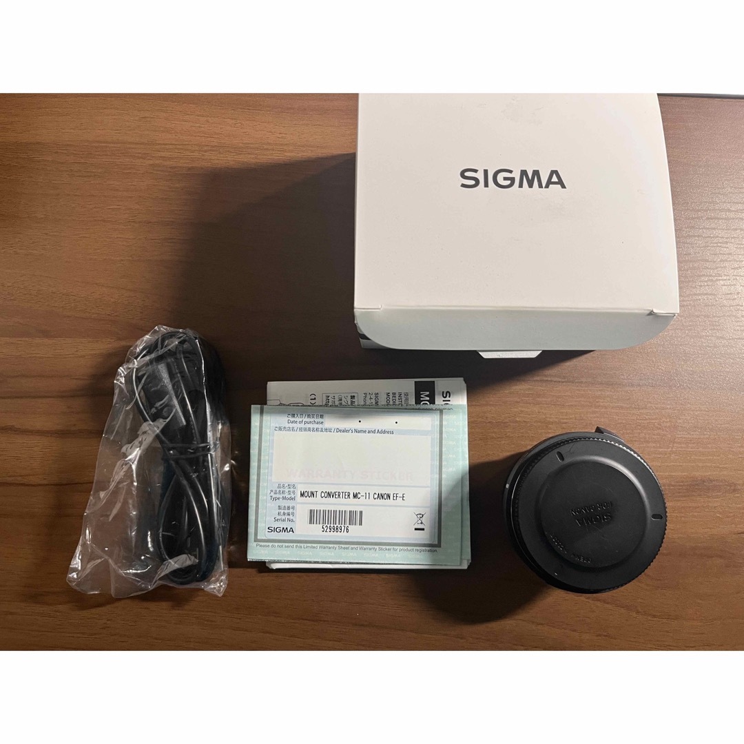 SIGMA(シグマ)のSIGMA MOUNT CONVERTER MC-11 CANON EF-E スマホ/家電/カメラのカメラ(その他)の商品写真
