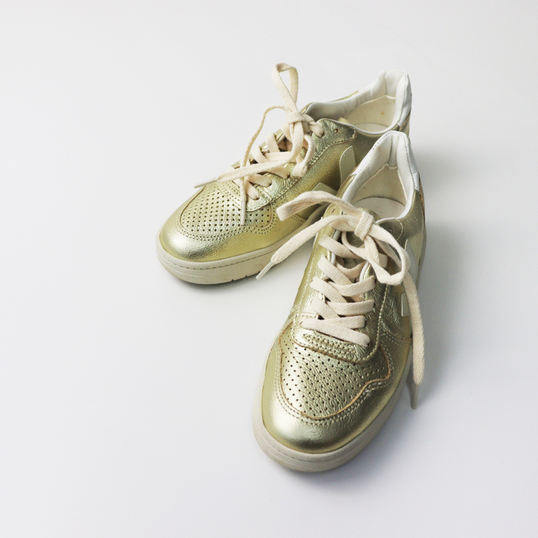 美品 ヴェジャ VEJA カンポ V-10 レースアップ ローカット スニーカー