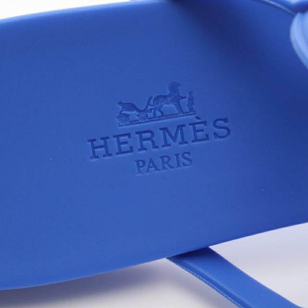 Hermes(エルメス)のエジェリ サンダル ラバー ブルー レディースの靴/シューズ(サンダル)の商品写真