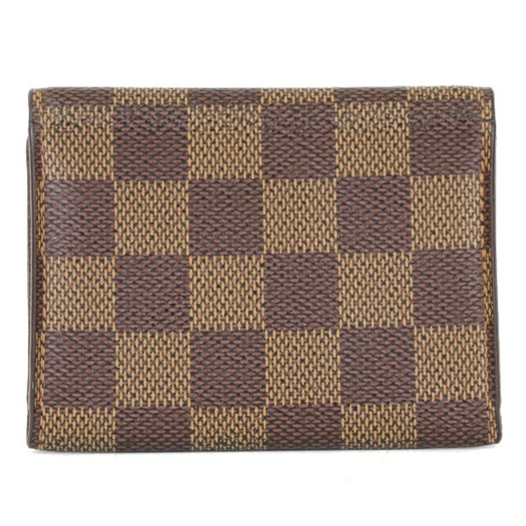 LOUIS VUITTON(ルイヴィトン)のABランク ルイ・ヴィトン アンヴェロップ・カルトドゥヴィジット 名刺入れ カードケース N62920 ダミエ LOUIS VUITTON ブラウン 【中古】 レディースのファッション小物(名刺入れ/定期入れ)の商品写真